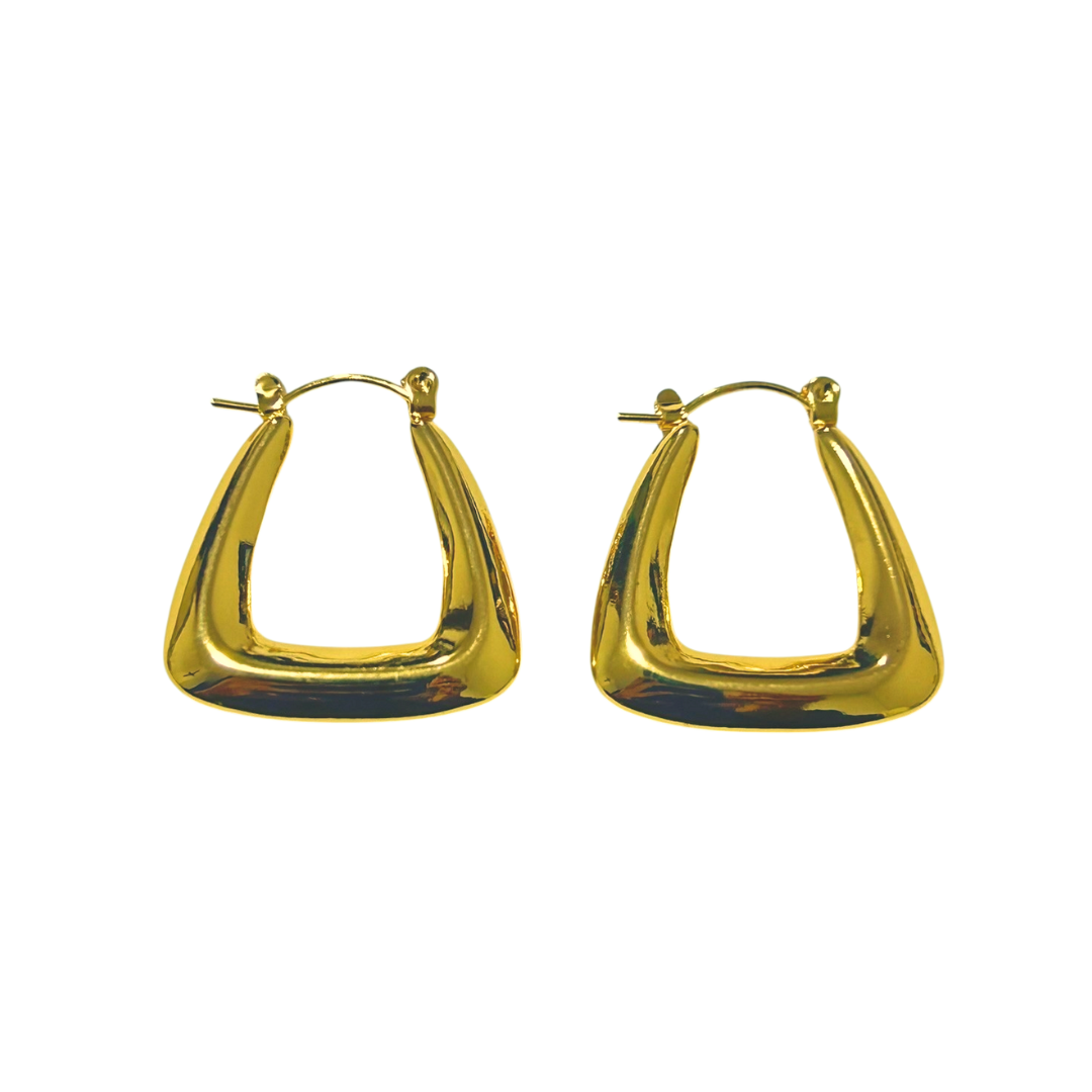 Aretes Hoops Geométrico - E534
