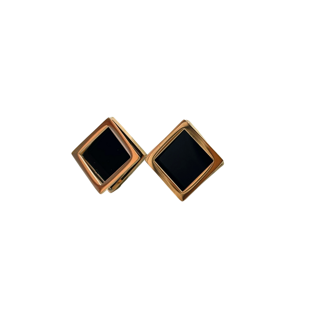 Aretes Gold Rose - E015