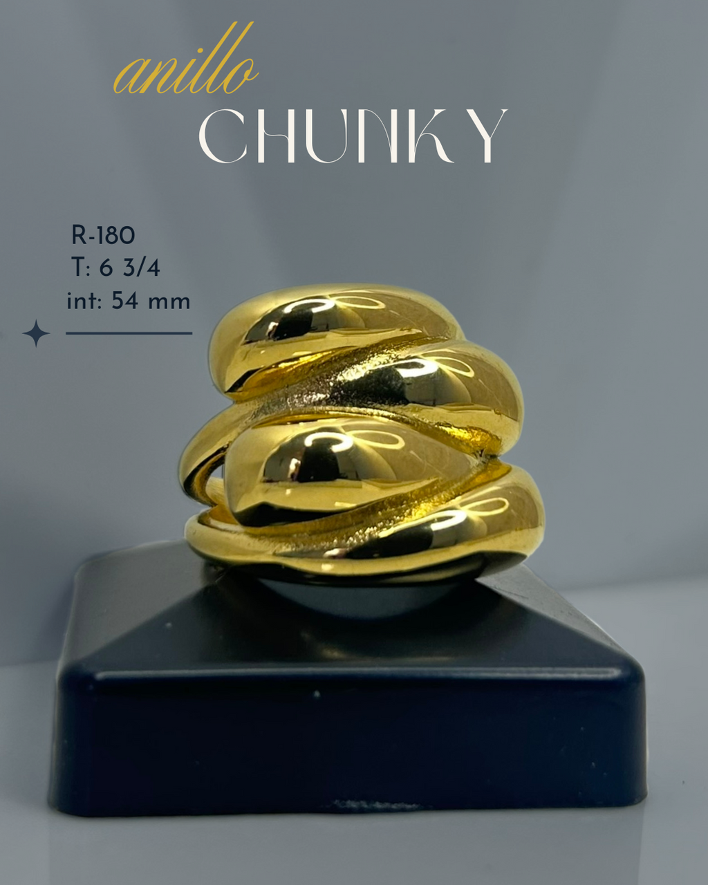 Anillo Chunky  R-180