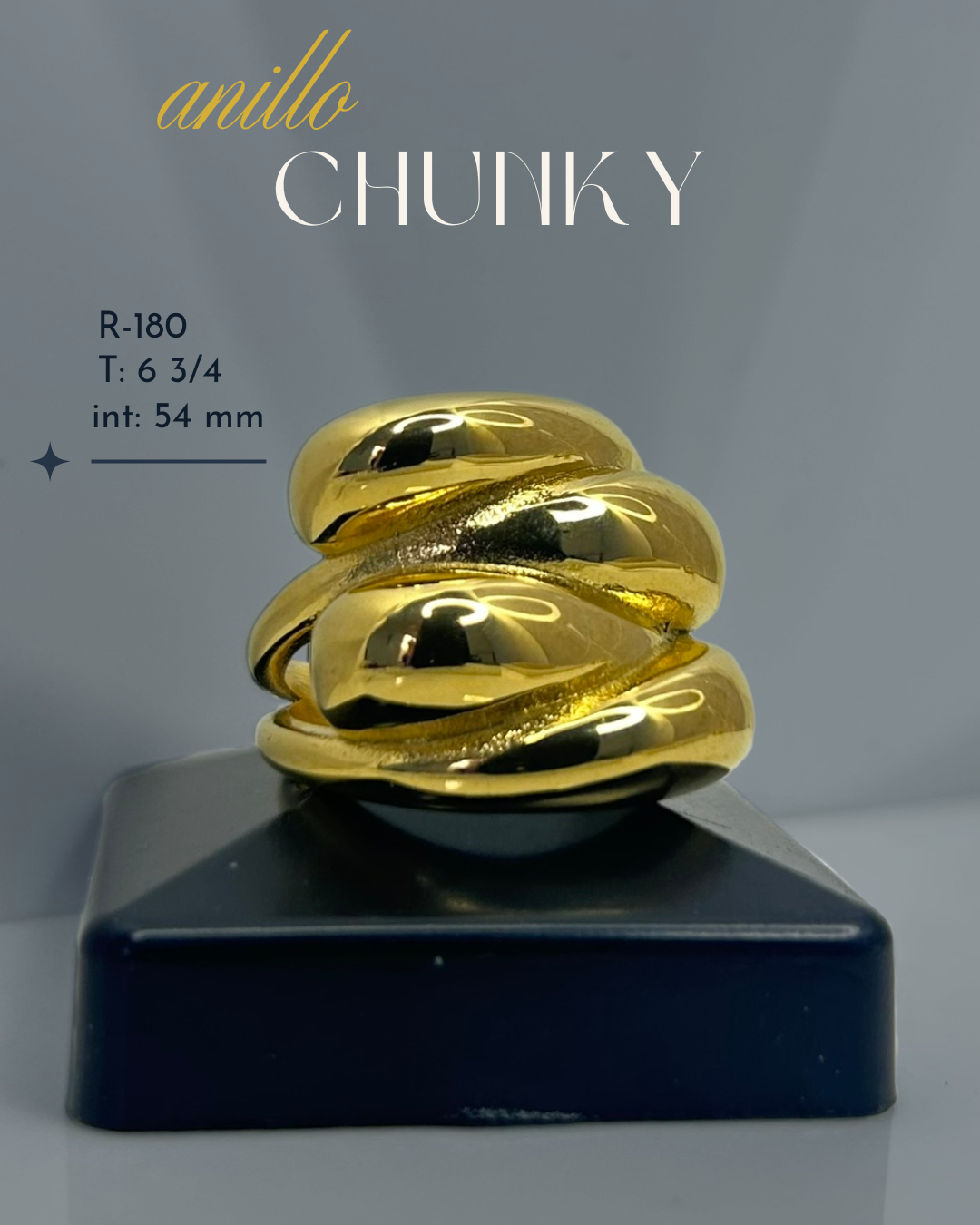 Anillo Chunky  R-180