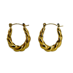 Aretes Hoops Trenzado - E137