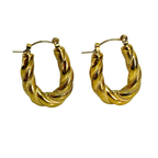 Aretes Hoops Trenzado - E156