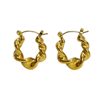 Aretes Hoops Trenzado - E189