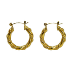 Aretes Hoops Trenzado - E190