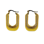 Aretes Hoops + Textura - E199