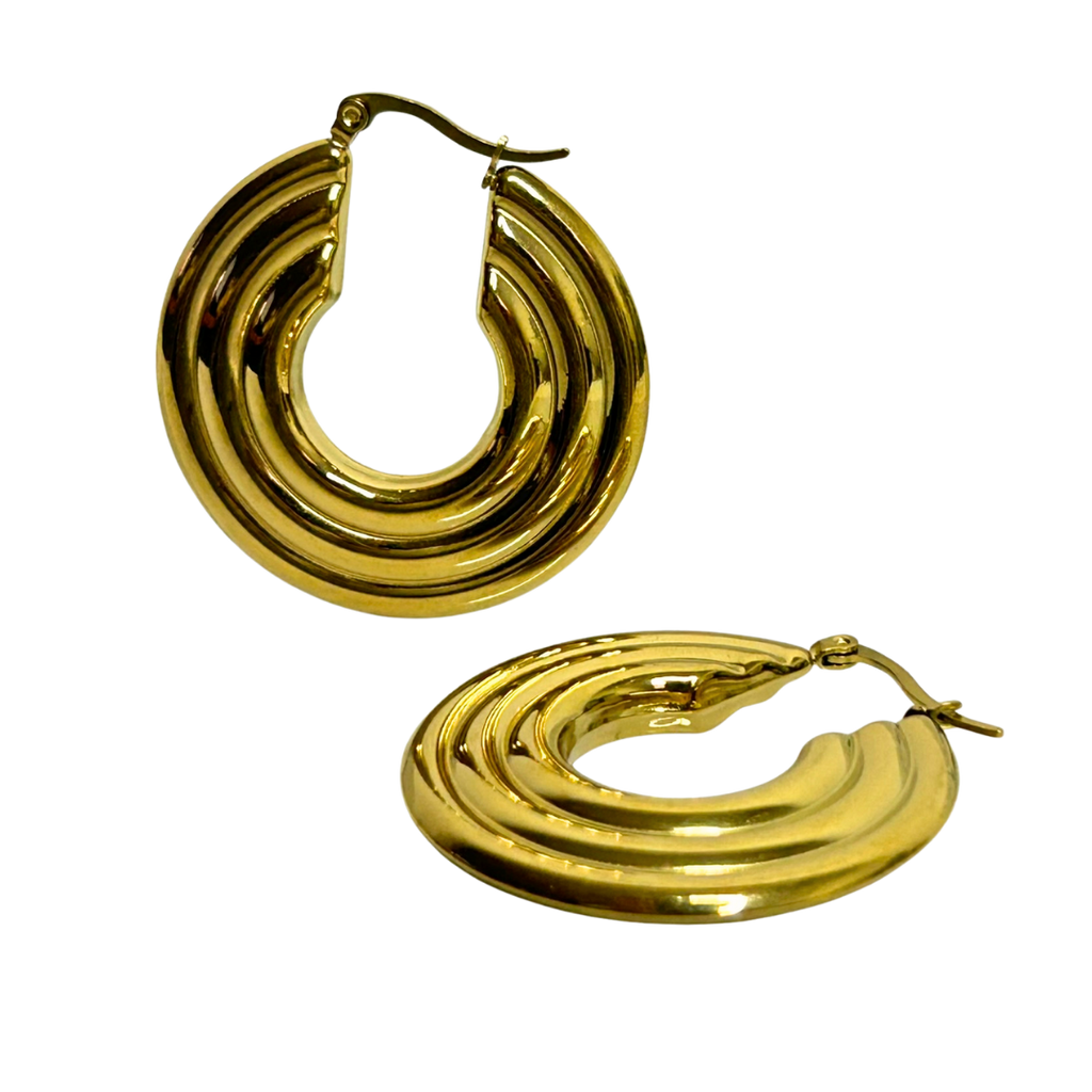 Aretes Hoops Chunky - E289