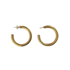 Aretes Hoops + Textura - E312