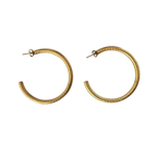 Aretes Hoops + Textura - E314