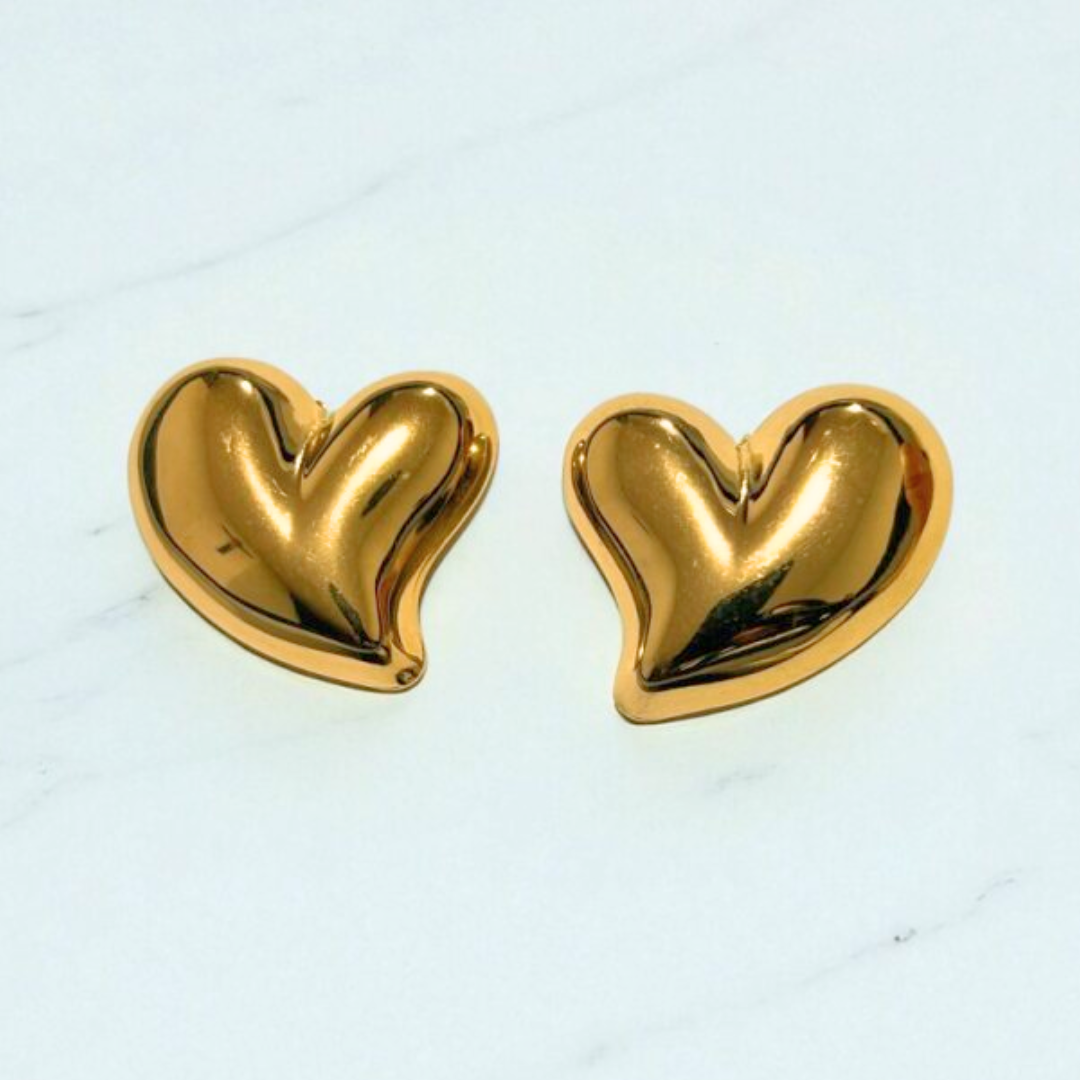 Aretes Heart Chunky - E370