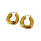Aretes Hoops Chunky - E510