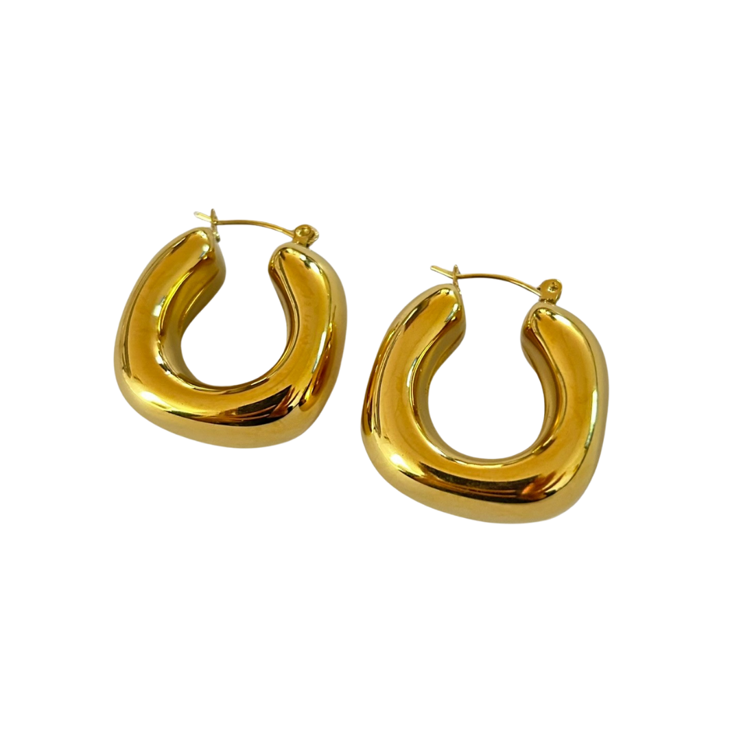 Aretes Hoops Chunky - E510