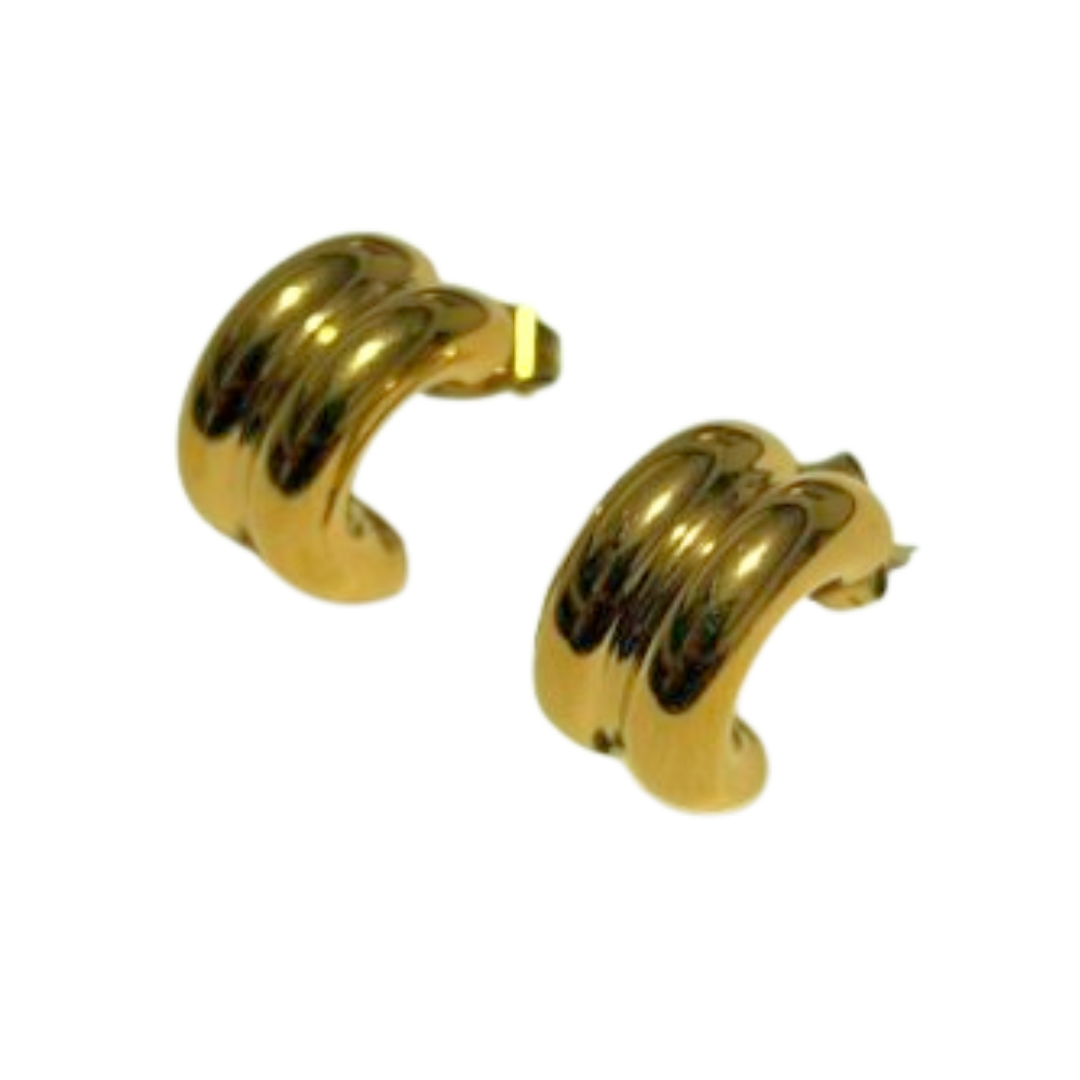 Aretes Hoops Chunky - E473
