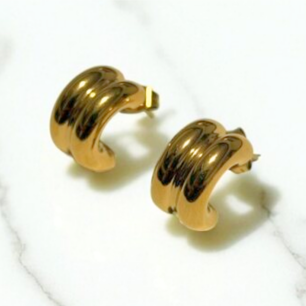 Aretes Hoops Chunky - E473