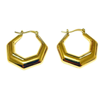 Aretes Hoops Chunky - E524