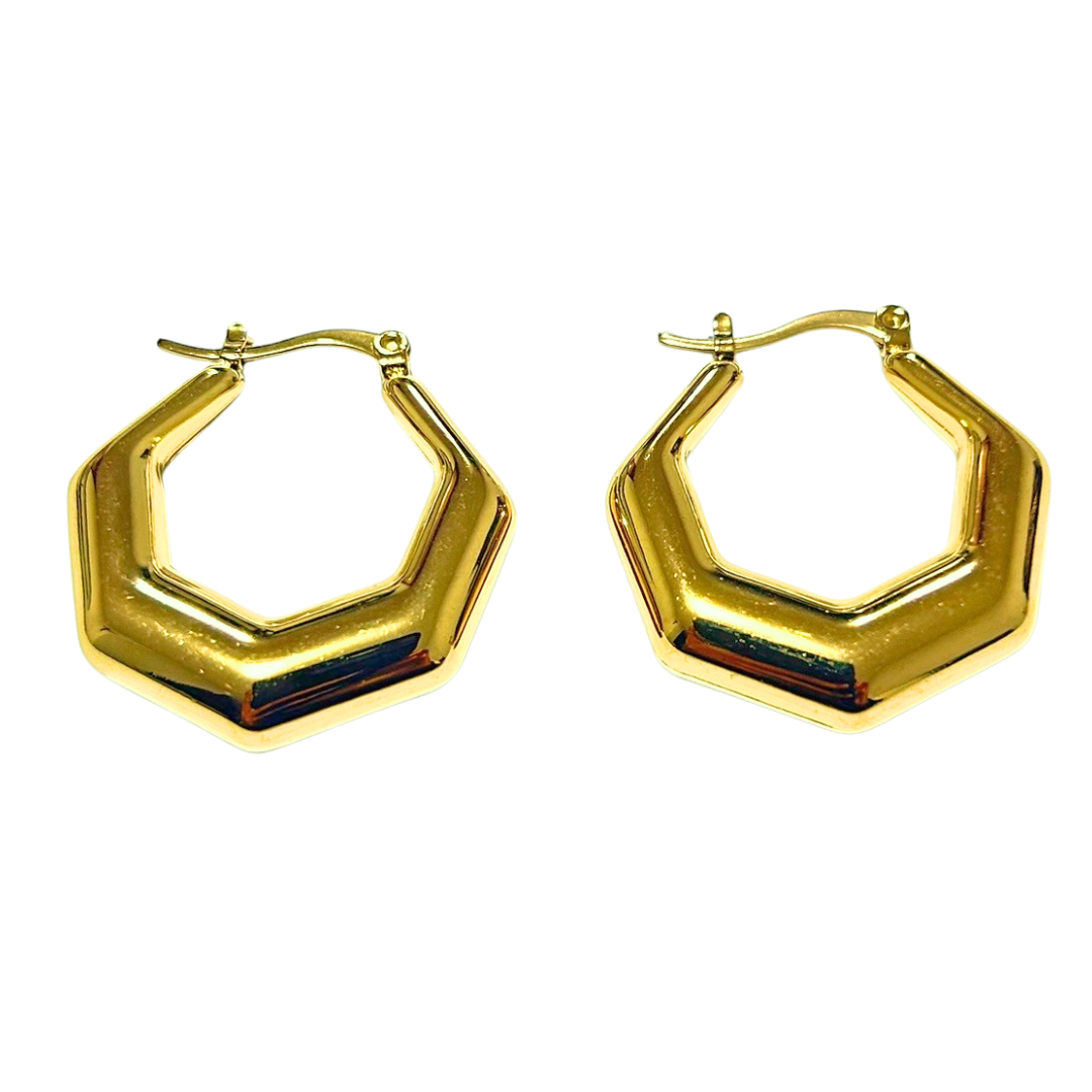 Aretes Hoops Chunky - E524