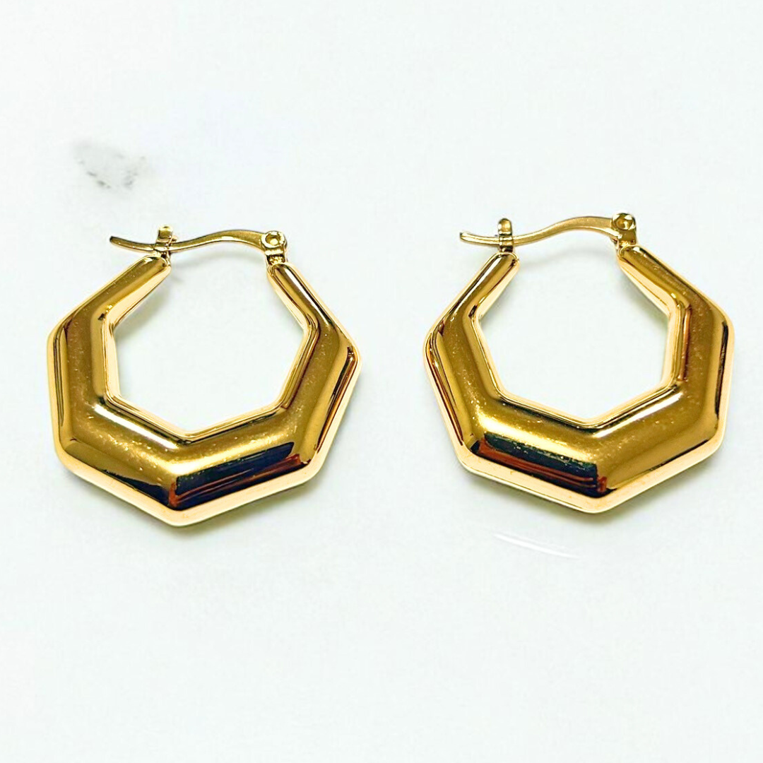 Aretes Hoops Chunky - E524