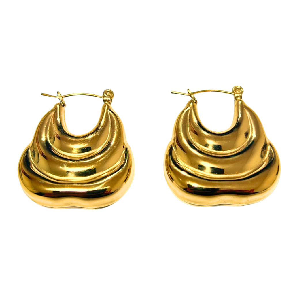 Aretes Hoops Chunky - E525