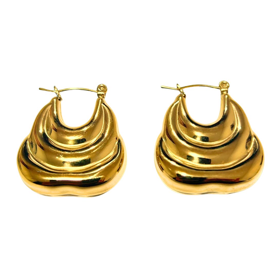 Aretes Hoops Chunky - E525