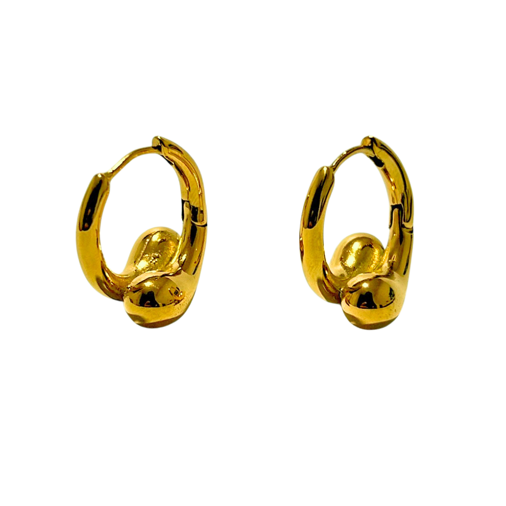 Aretes Hoops Chunky - E529