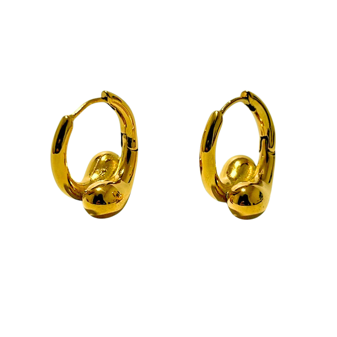 Aretes Hoops Chunky - E529