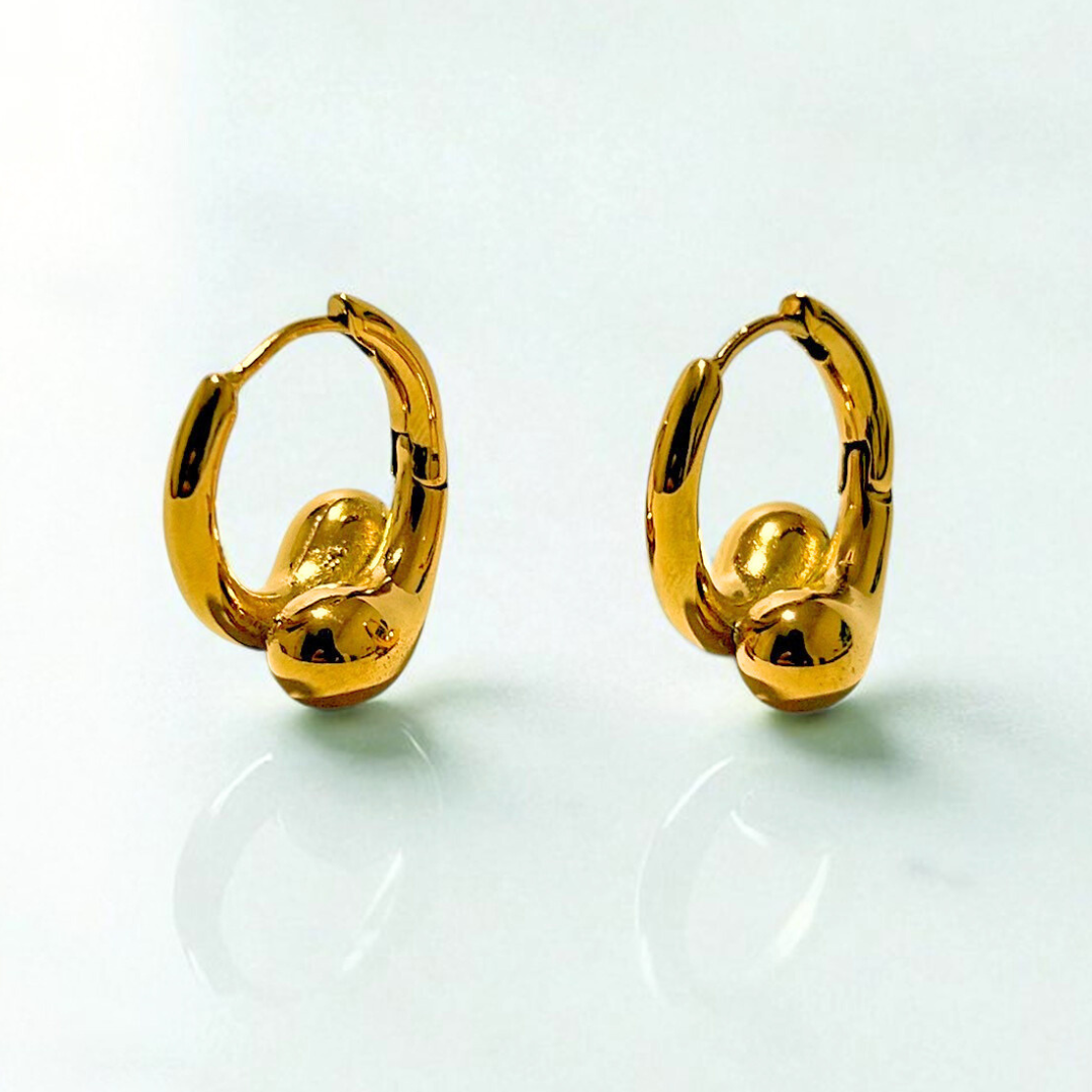 Aretes Hoops Chunky - E529