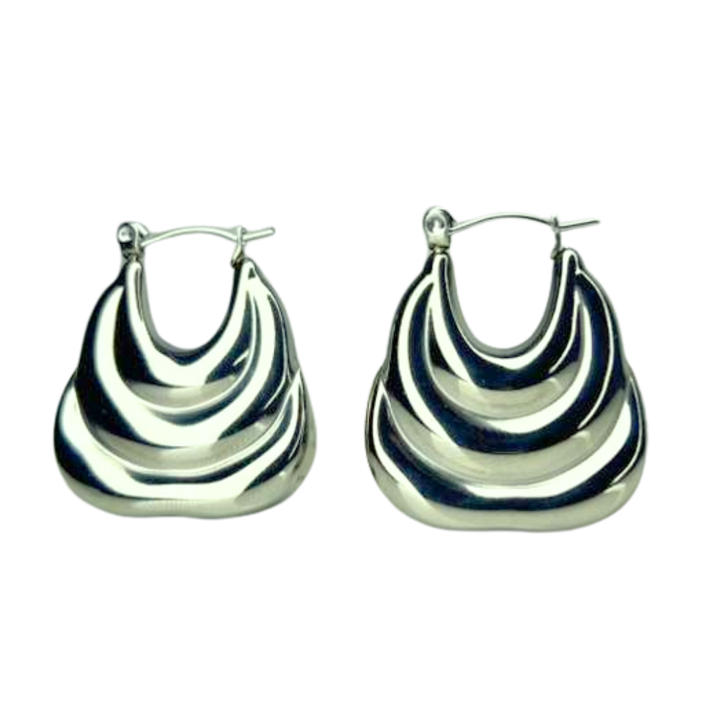 Aretes Hoops Chunky - E525