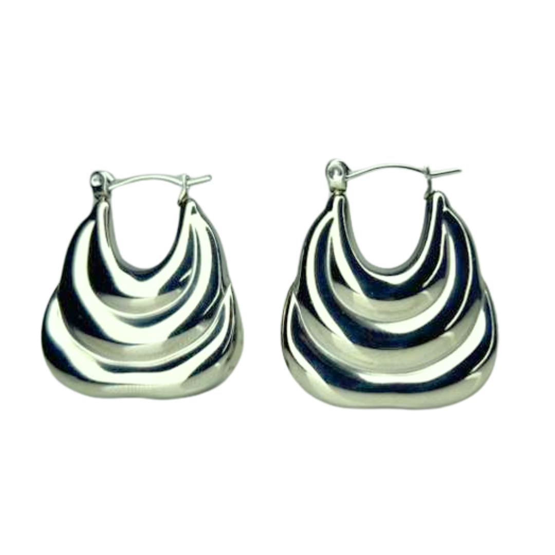 Aretes Hoops Chunky - E525