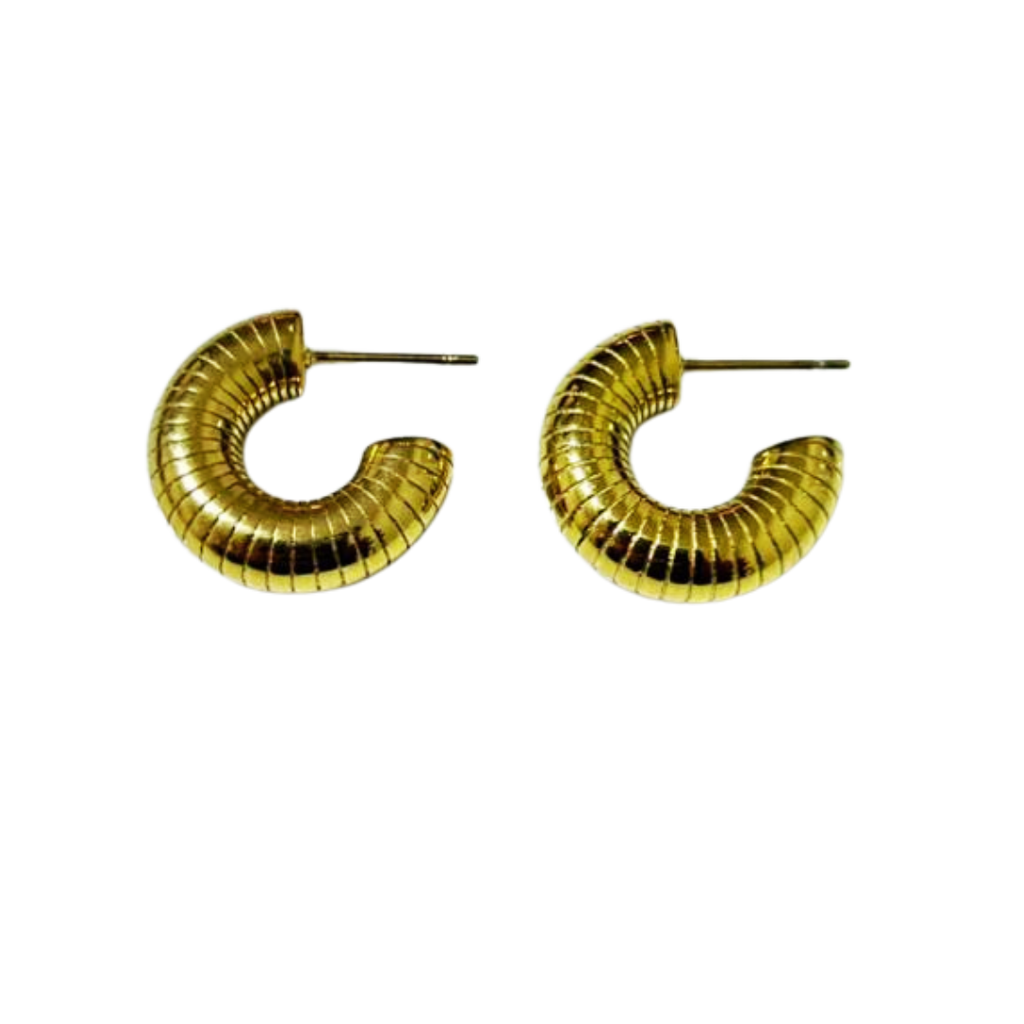 Aretes Hoops Chunky - E138