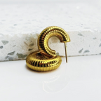 Aretes Hoops Chunky - E138