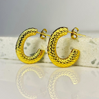 Aretes Hoops + Textura - E272