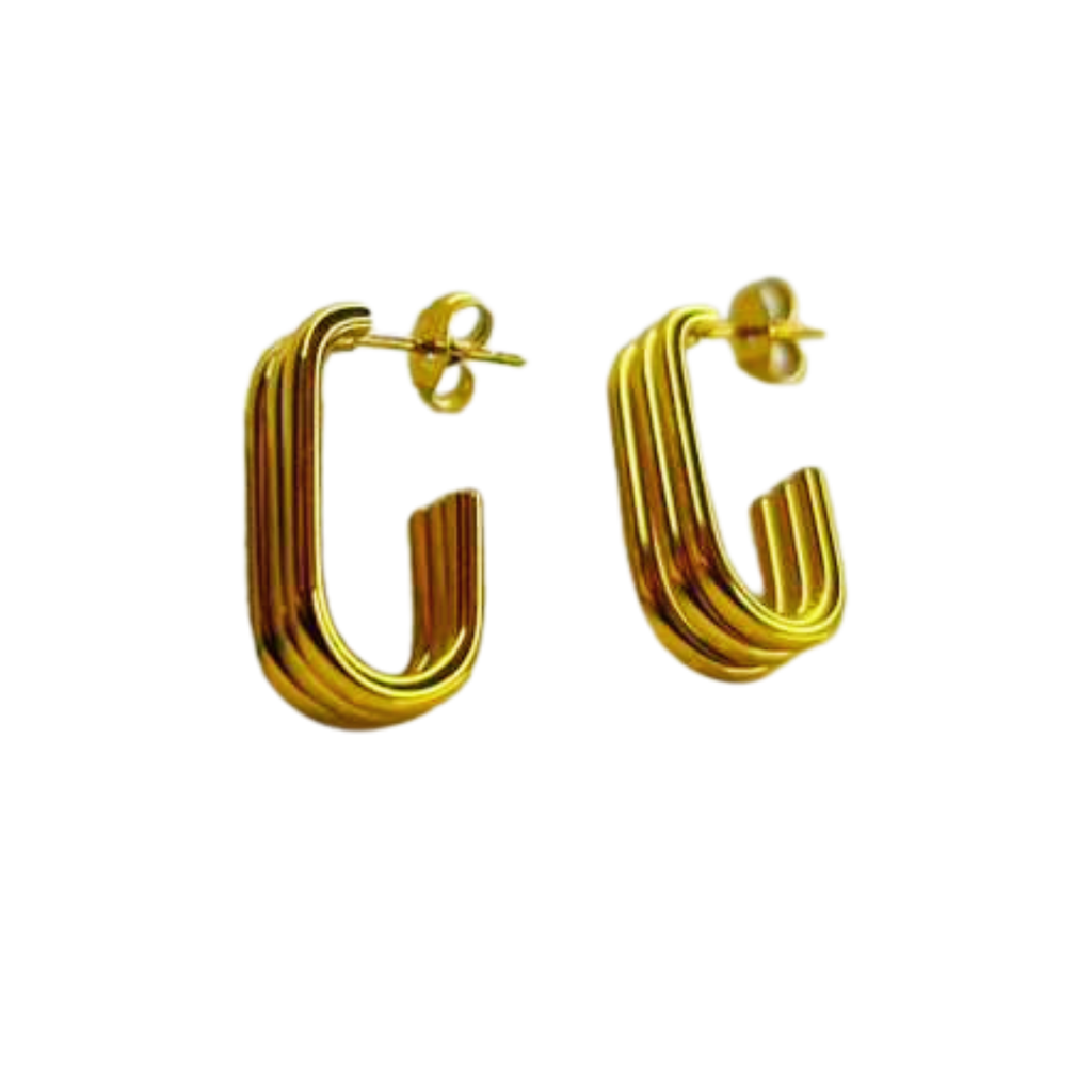 Aretes Hoops Doble - E295