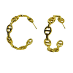 Aretes Hoops + Textura - E299