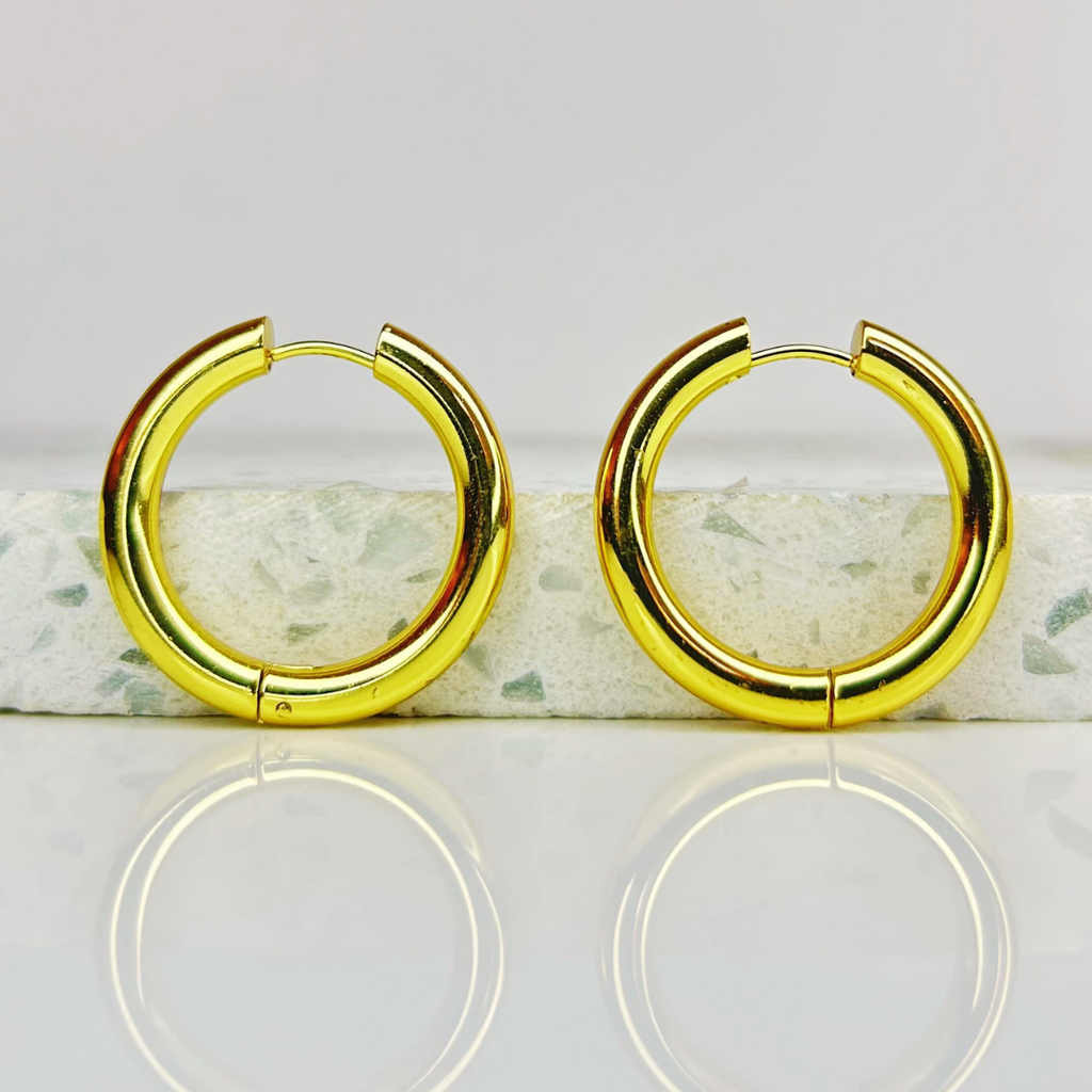E324A Aretes Hoops - E324A