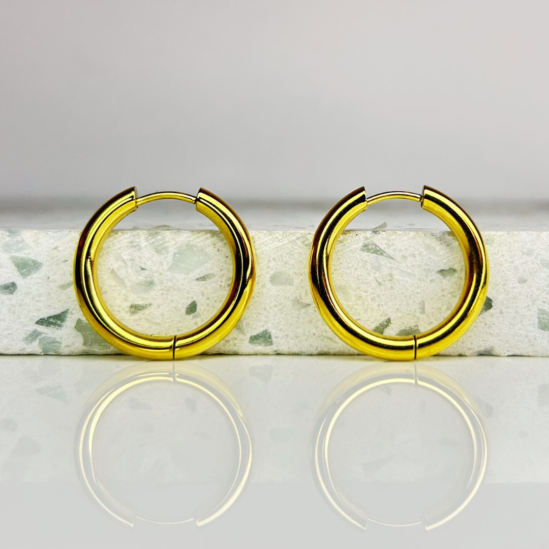 E324B Aretes Hoops - E324B