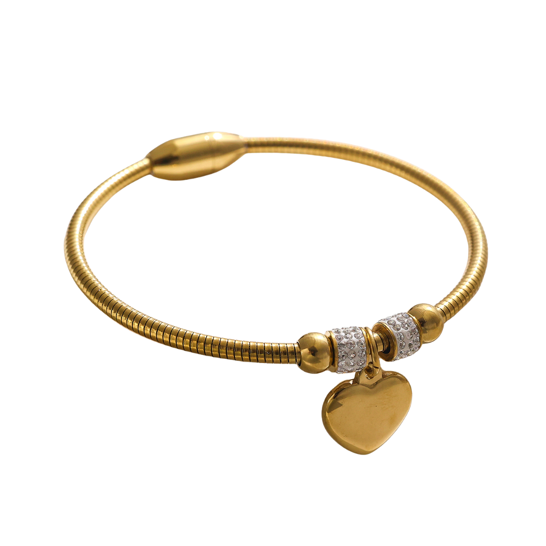 Bangle Classic Heart B-204