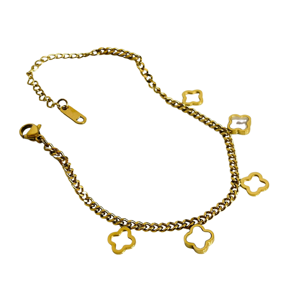 Pulsera Aura Nácar Chunky  C-171