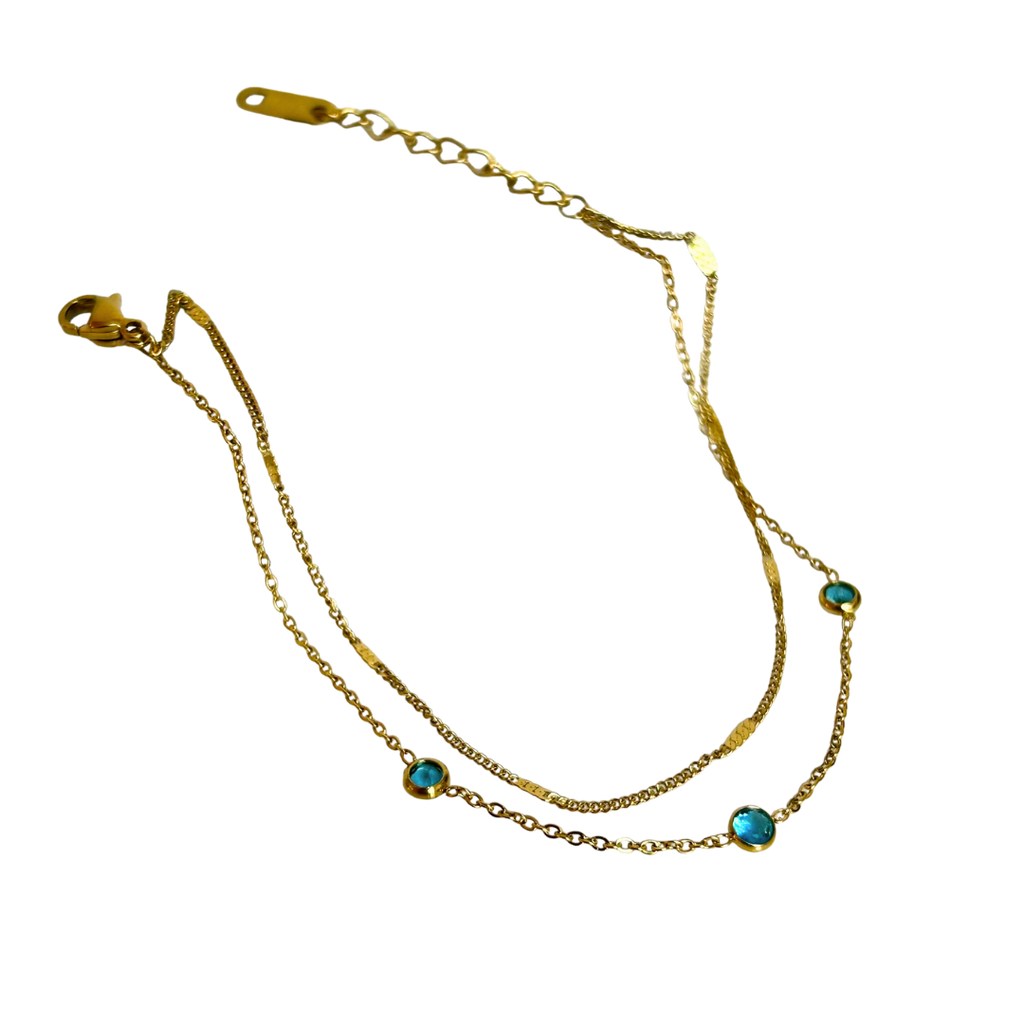 Pulsera  Brillo turquesa C-205