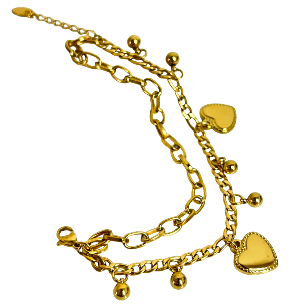 Pulsera Chunky Heart C-034