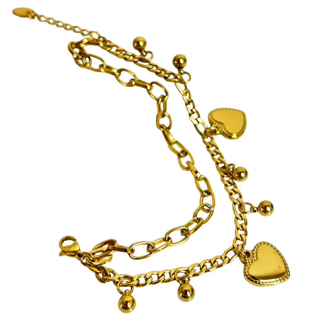 Pulsera Chunky Heart C-034