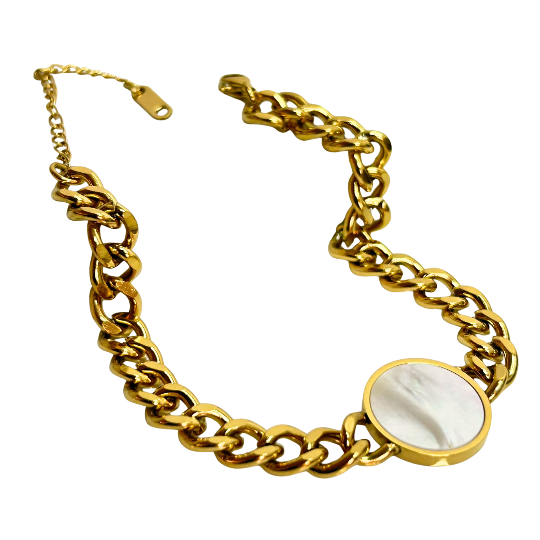 Pulsera Aura Nácar Chunky C-039