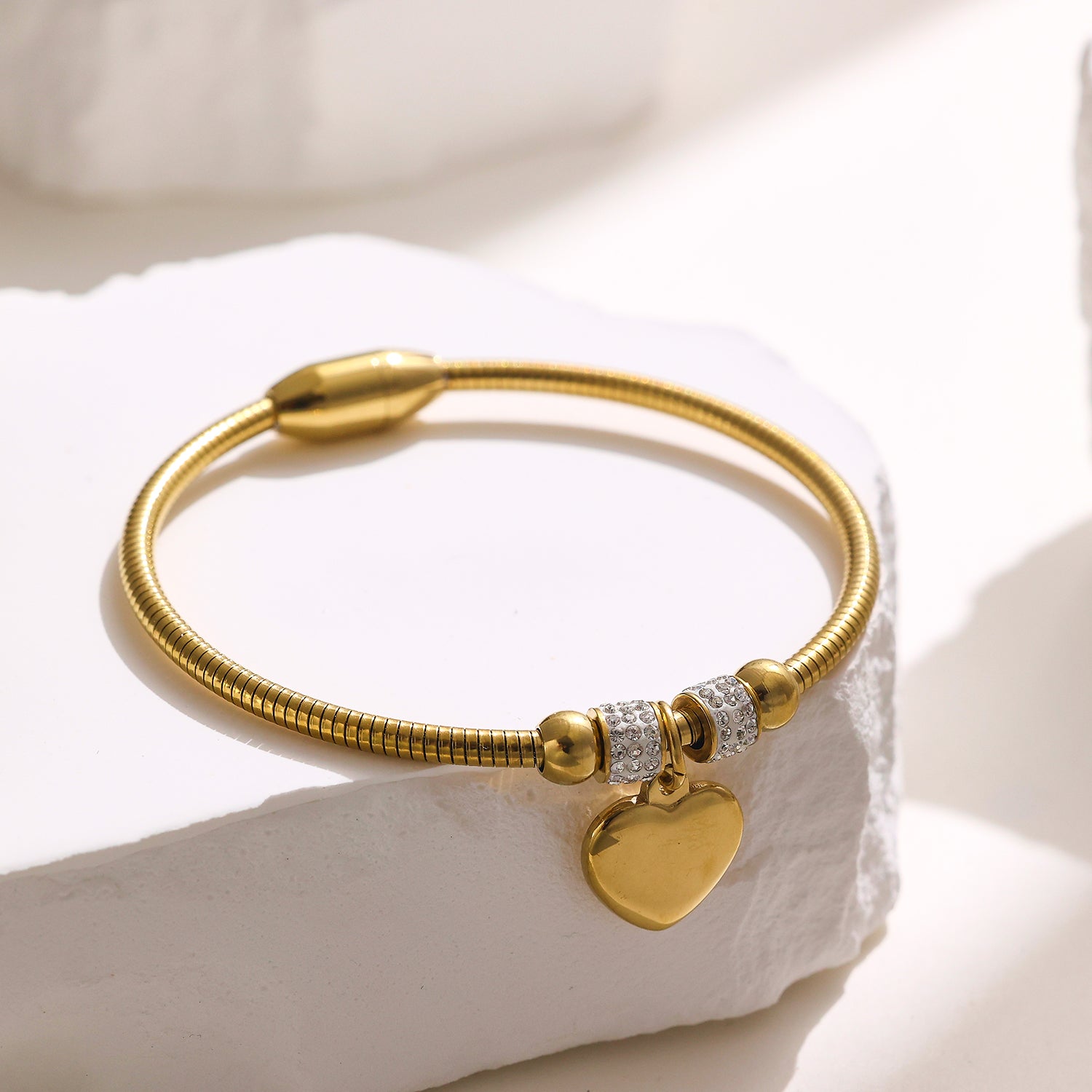 Bangle Classic Heart B-204