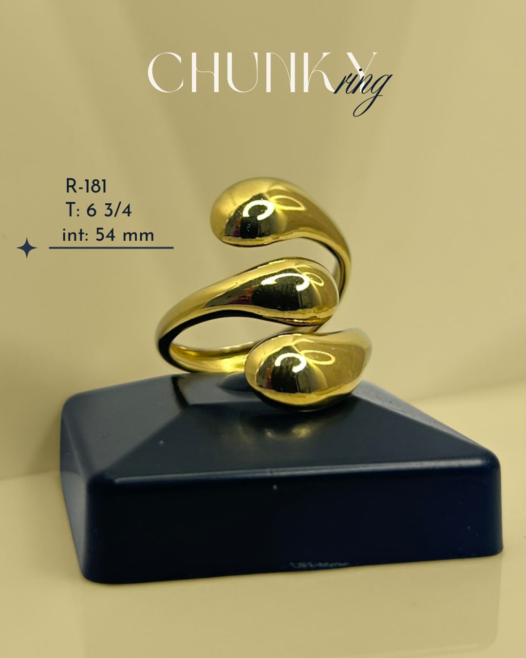 Anillo Chunky  R-181