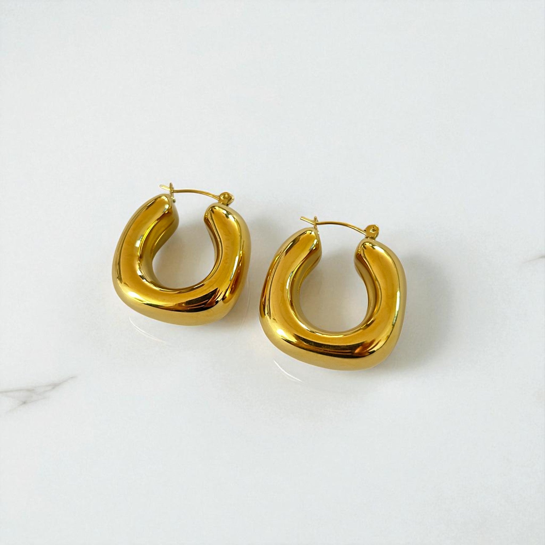 Aretes Hoops Chunky - E510