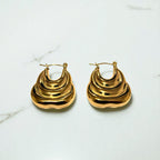 Aretes Hoops Chunky - E525