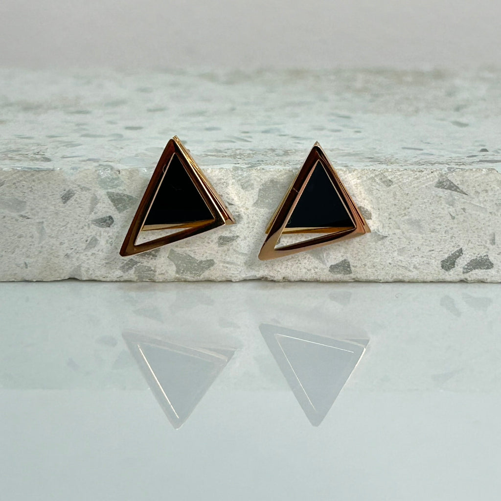 Aretes Gold Rose - E002