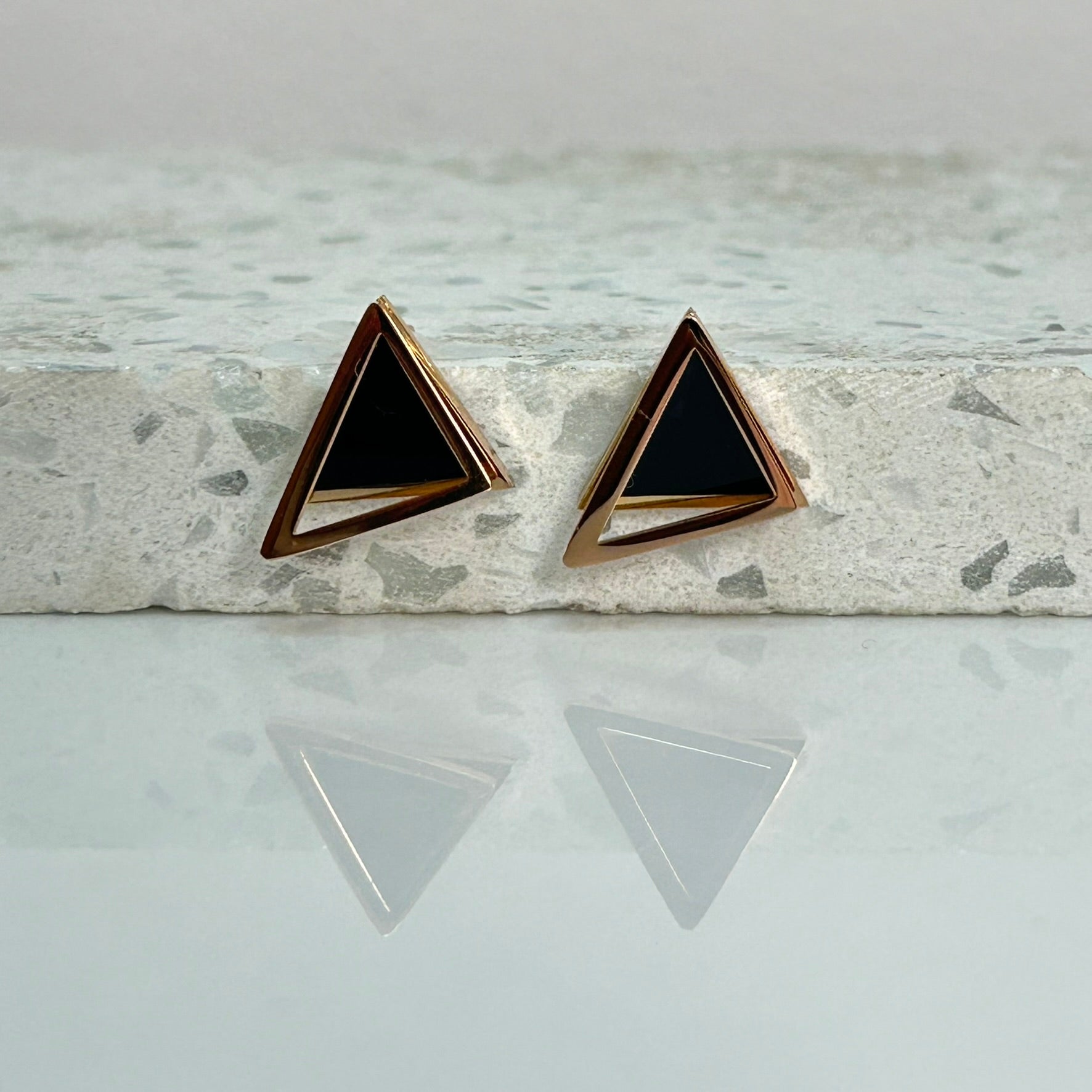 Aretes Gold Rose - E002