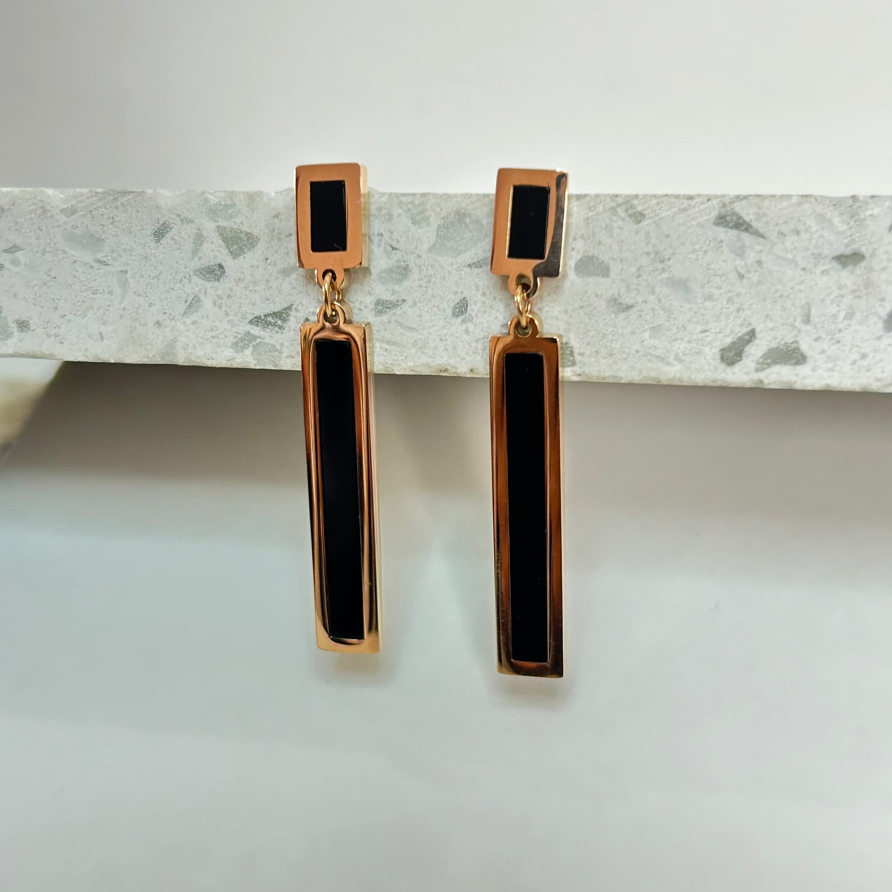 Aretes Gold Rose - E032