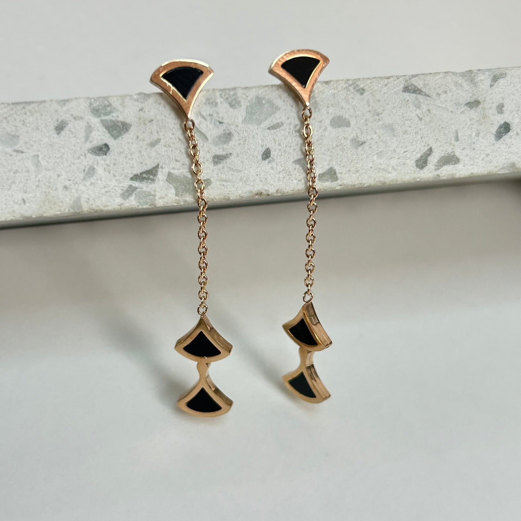 E017 - Aretes Gold Rose