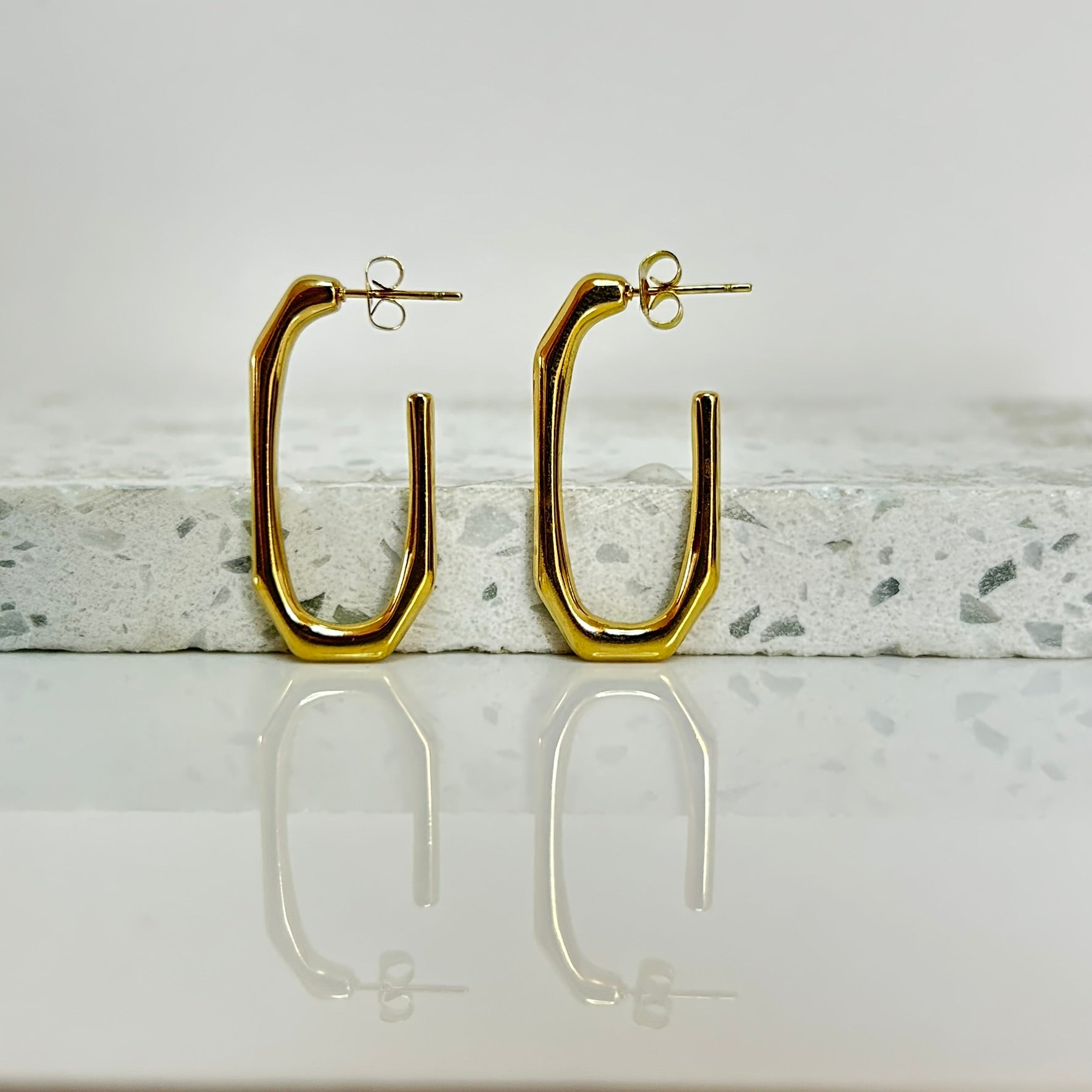 Aretes Hoops Geométrico - E133