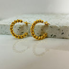 Aretes Hoops Trenzado - E134